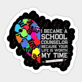 School Counselor Worth My  Back to School Counselor Sticker